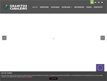 Tablet Screenshot of granitoscabaleiro.com